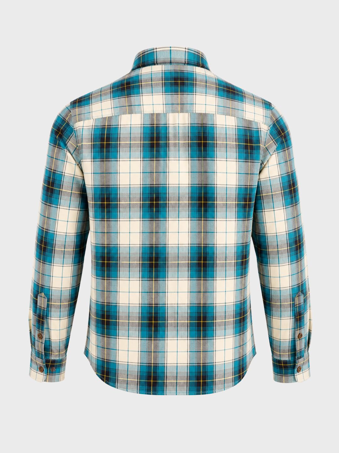 The Indian Garage co Men Green & White Checkered Slim Fit Casual Shirt