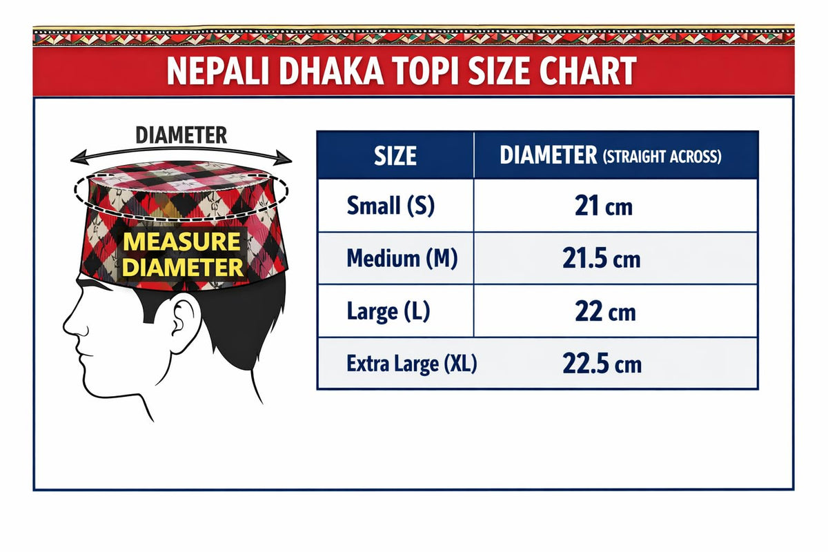Designer Nepal Topi, Nepal Cap Head Velvet Cloth (in, Alpha, Free Size, L, 1)