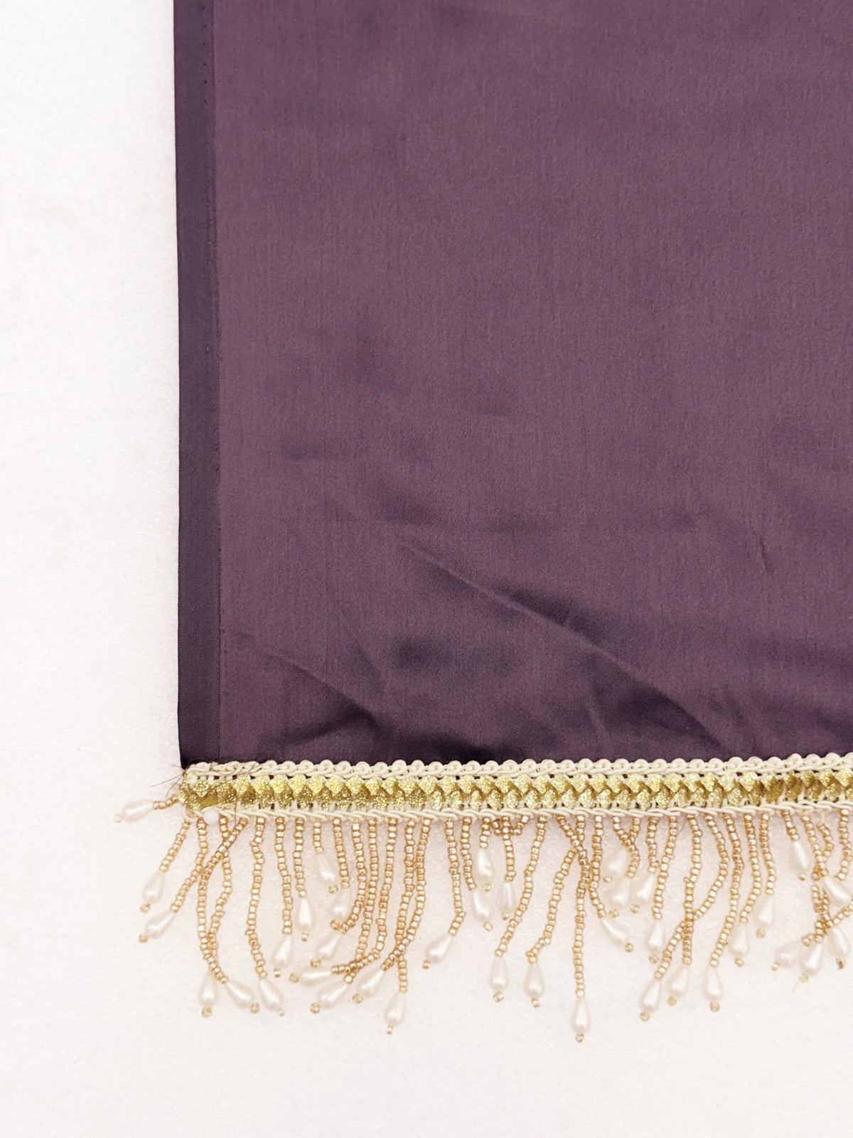 SATAZ Women's Ready to Wear Rose Gold Satin Silk Saree with Unstitched Rose Gold Blouse