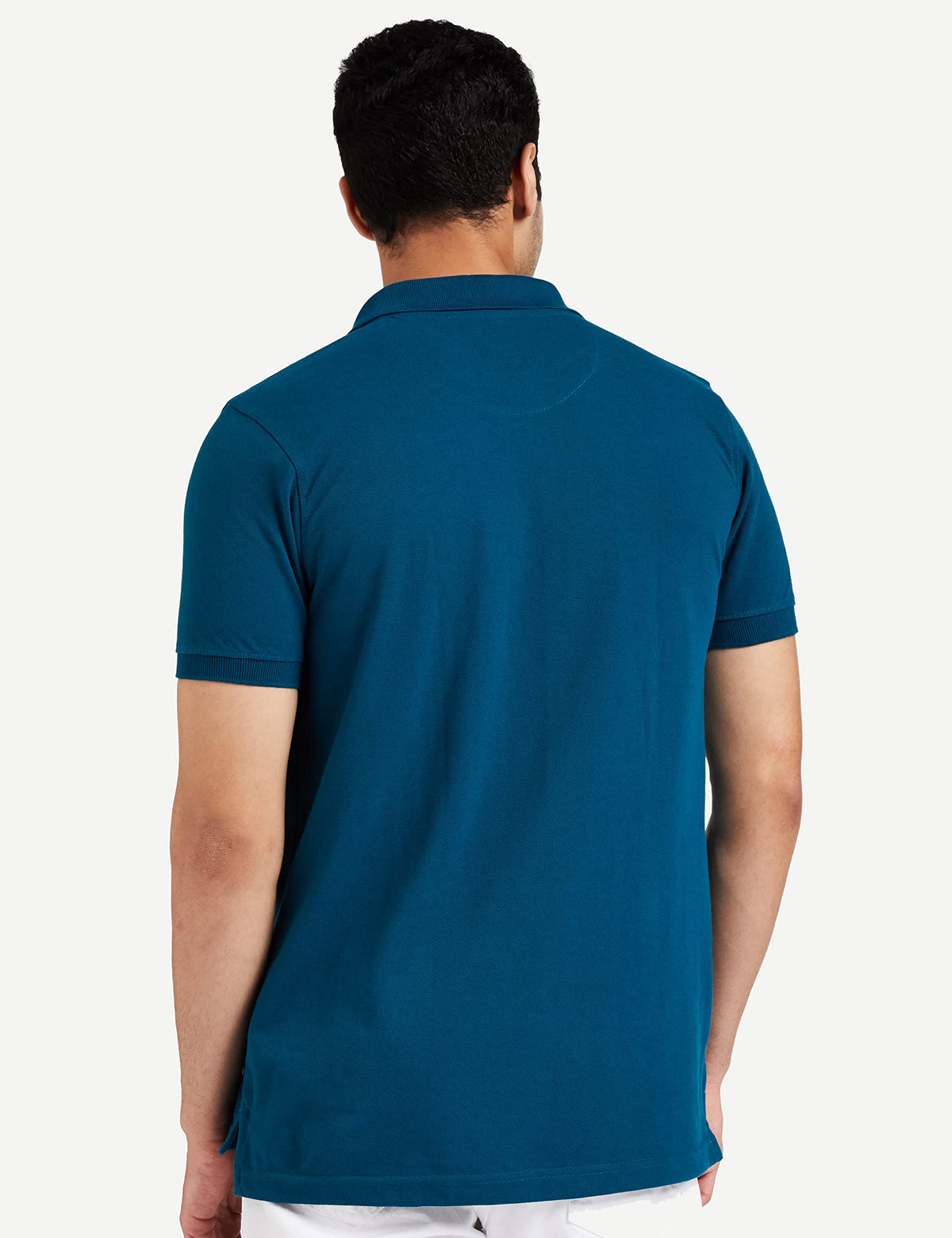 Amazon Brand - Symbol Men's Solid Regular Polo Shirt (AW17MPCP-SINGLE_Fog Teal 2XL)