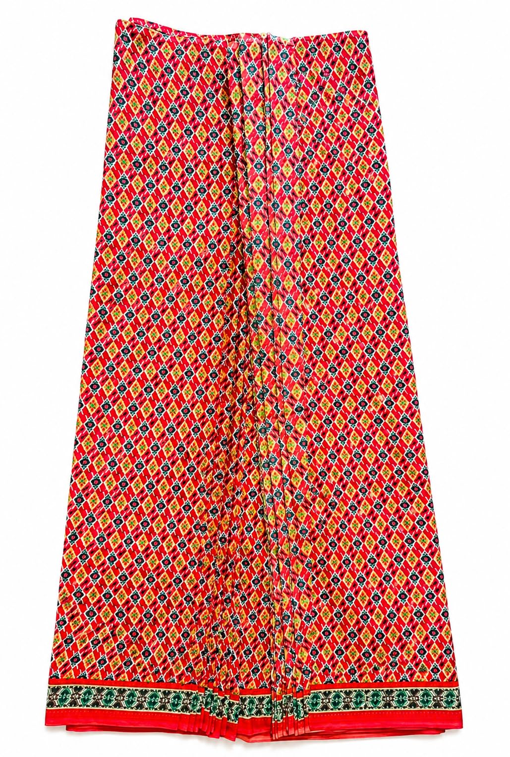 Nepali Dhaka Saree Classic Red