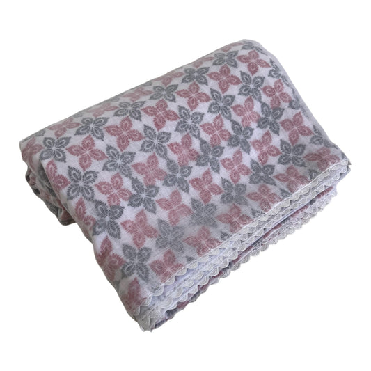 Ameeya Nepali Dhaka Print Khasto Summer Wrap | 100% Malmal Cotton | for Home & Travel | AC Shawl | Reversible, Breathable, Lightweight, Soft & Skin Friendly (40" x 70)